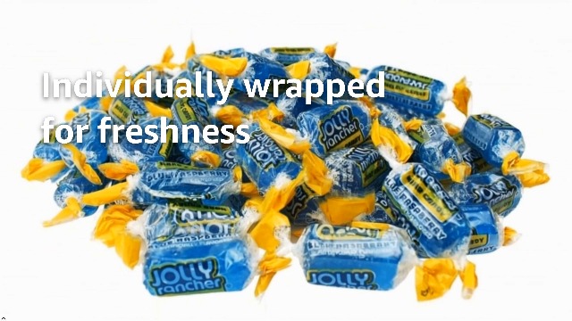 Amazon.com : Blue Raspberry Jolly Hard Candy Bulk - All Blue
